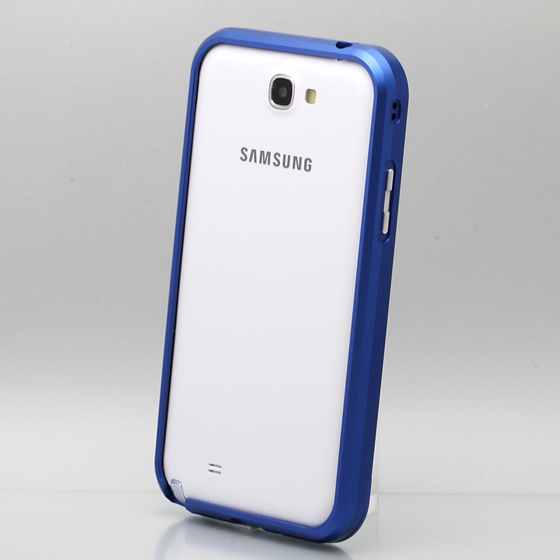 GALAXY NOTE 2 threebeans; Galaxy Note II  SC-02E アルミバンパーケース ブルー