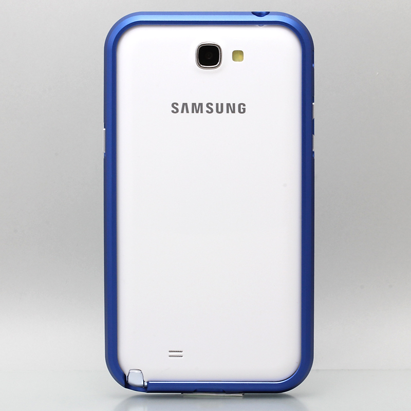 GALAXY NOTE 2 threebeans; Galaxy Note II  SC-02E アルミバンパーケース ブルー