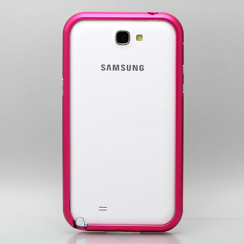 GALAXY NOTE 2 threebeans; Galaxy Note II  SC-02E アルミバンパーケース ピンク
