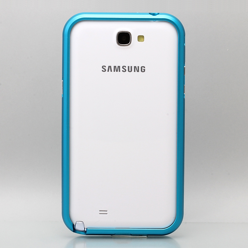 GALAXY NOTE 2 threebeans; Galaxy Note II  SC-02E アルミバンパーケース ライトブルー