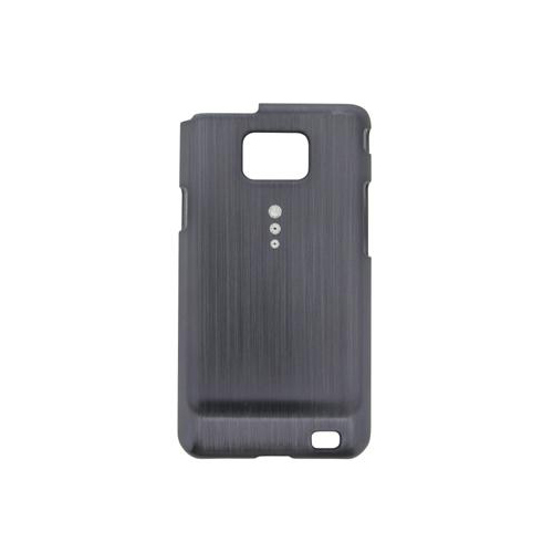 docomo GALAXY S II SC-02C iDress™ GALAXY S II SC-02C対応 バックカバー ヘアラインブラック