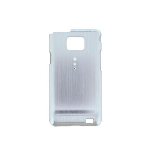 docomo GALAXY S II SC-02C iDress™ GALAXY S II SC-02C対応 バックカバー ヘアラインシルバー