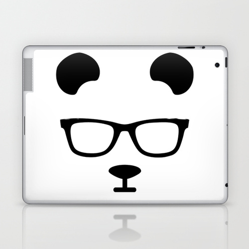 iPad sosiety6 ソサエティ6 LAPTOP & iPad アイパッド  シール Nerd Panda