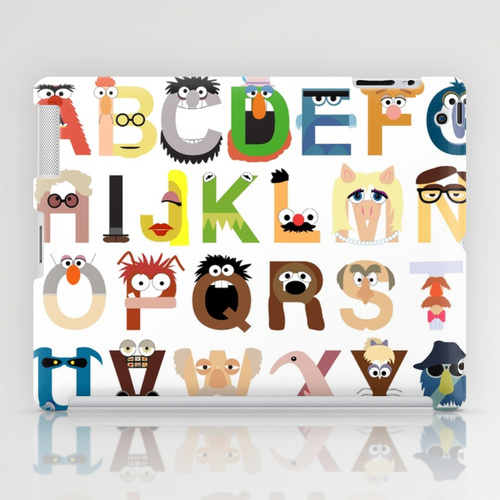 iPad sosiety6 ソサエティ6 iPadcase アイパッドケース Muppet Alphabet