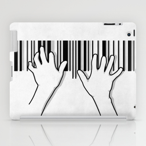iPad sosiety6 ソサエティ6 iPadcase アイパッドケース Barcode pianist