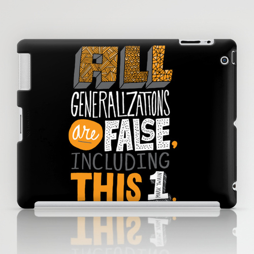 iPad sosiety6 ソサエティ6 iPadcase アイパッドケース All Generalizations