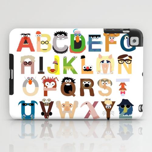 iPad mini sosiety6 ソサエティ6 iPadcase mini アイパッドミニケース Muppet Alphabet