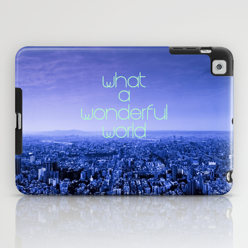 iPad mini sosiety6 ソサエティ6 iPadcase mini アイパッドミニケース what a wonderful world	