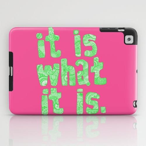 iPad mini sosiety6 ソサエティ6 iPadcase mini アイパッドミニケース  What It Is Pink