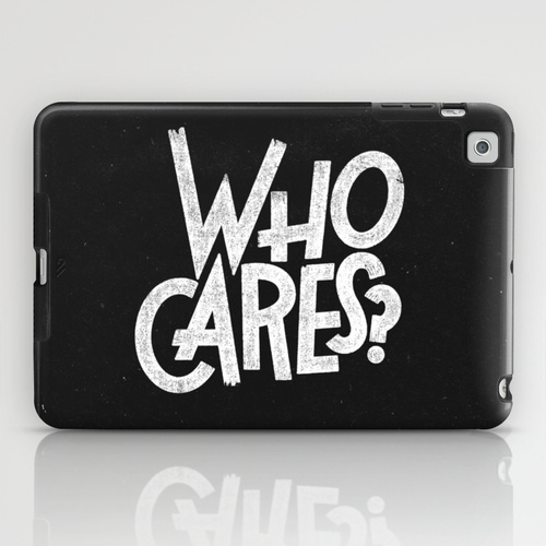 iPad mini sosiety6 ソサエティ6 iPadcase mini アイパッドミニケース  WHO CARES?