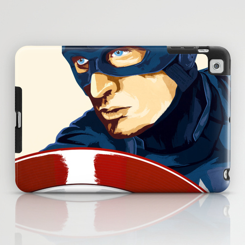 iPad mini sosiety6 ソサエティ6 iPadcase mini アイパッドミニケース Captain America by Fidgt