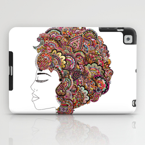 iPad mini sosiety6 ソサエティ6 iPadcase mini アイパッドミニケース her hair - les fleur edition
