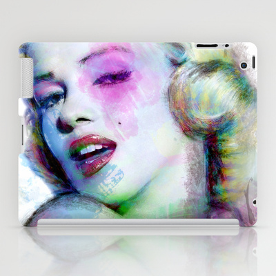 iPad ソサエティ6 iPadcase アイパッドケース Marilyn under brushes effects by Melted