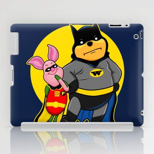 iPad ソサエティ6 iPadcase アイパッドケース Winnie the Bat (Winnie Pooh vs. Batman)