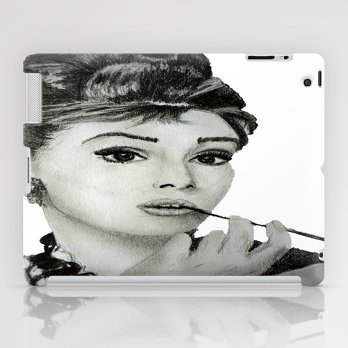 iPad sosiety6 ソサエティ6 iPadcase アイパッドケース  Audrey Hepburn