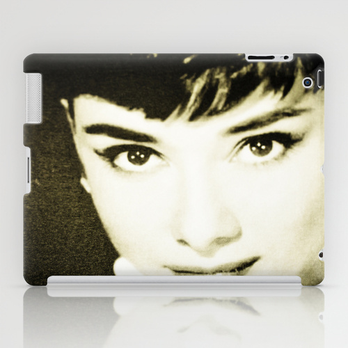 iPad sosiety6 ソサエティ6 iPadcase アイパッドケース  オードリー・ヘプバーン Audrey Hepburn by Irène Sneddon