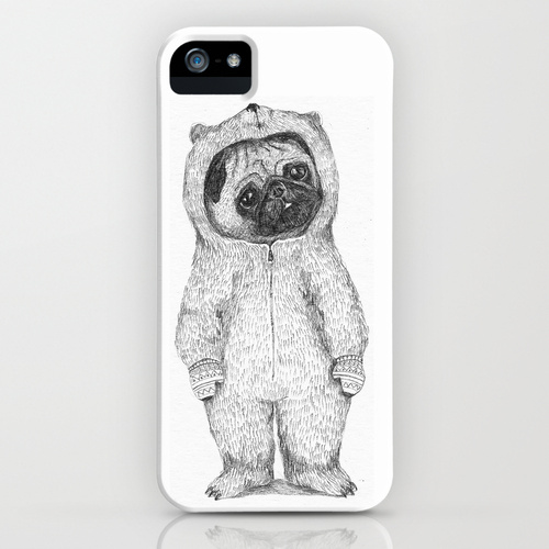 iPhone 5 sosiety6 ソサエティー6 iPhone5ケース/Winter pug