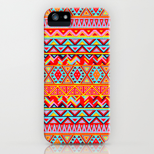 iPhone 5 ソサエティー6 iPhone5ケース/India Style Pattern (Multicolor)
