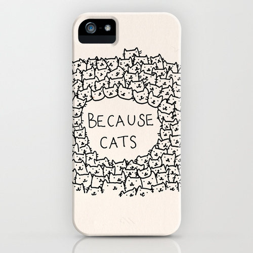 iPhone 5 ソサエティー6 iPhone5ケース/Because cats