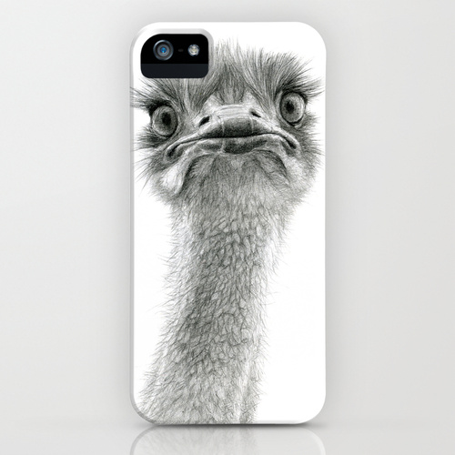 iPhone 5 sosiety6 ソサエティー6 iPhone5ケース/Cute Ostrich SK053