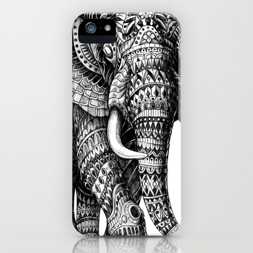 iPhone 5 ソサエティー6 iPhone5ケース/Ornate Elephant v.2