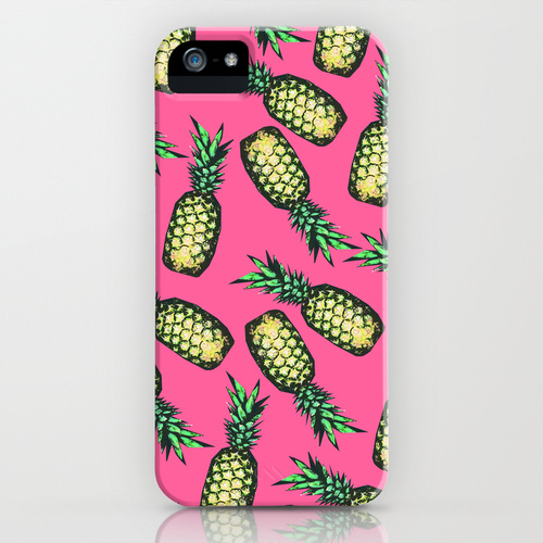 iPhone 5 ソサエティー6 iPhone5ケース/Pineapple Pattern