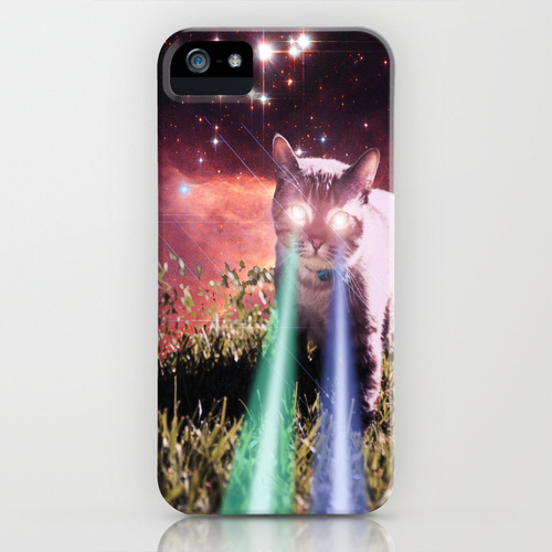 iPhone 5 ソサエティー6 iPhone5ケース/Mega Space Cat Rising