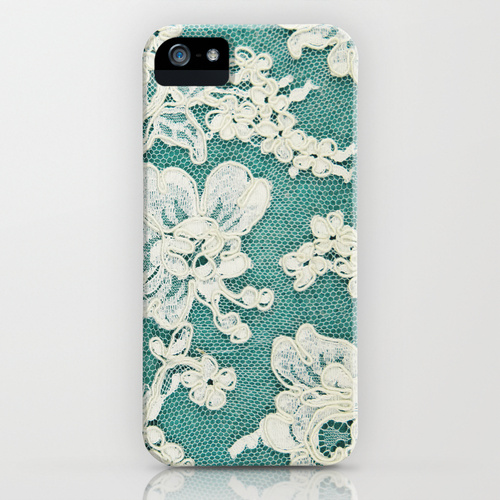 iPhone 5 ソサエティー6 iPhone5ケース/white lace - photo of vintage white lace