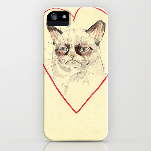 iPhone 5 ソサエティー6 iPhone5ケース/Grumpy Cat Love