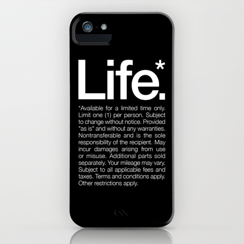 iPhone 5 ソサエティー6 iPhone5ケース/Life.* Available for a limited time only.