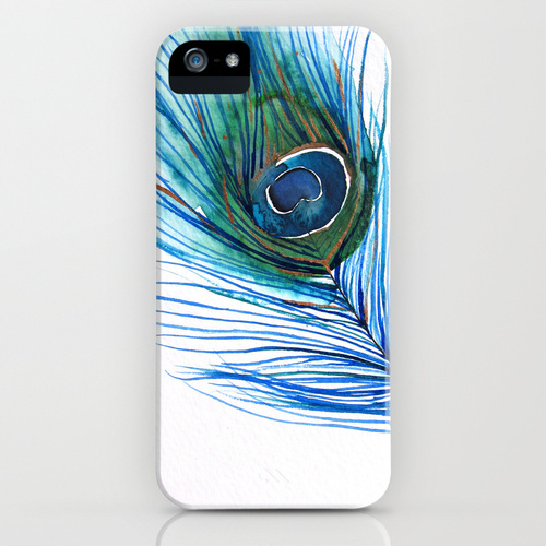 iPhone 5 ソサエティー6 iPhone5ケース/Peacock Feather I