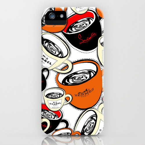 iPhone 5 ソサエティー6 iPhone5ケース/Coffee Break.Chanel,Hermes,Louboutin #2