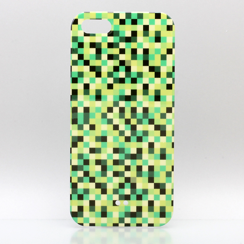 iPhone 5 TreeBeans iPhone5 ケース アイフォン5専用ハードケースカバー グリーンモザイク	