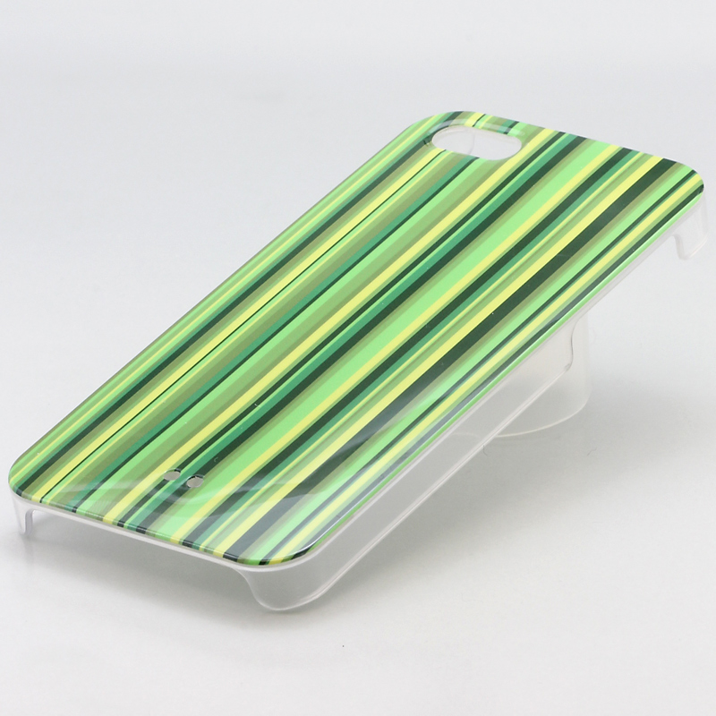 iPhone 5 TreeBeans iPhone5 ケース アイフォン5専用ハードケースカバー  ストライプグリーン