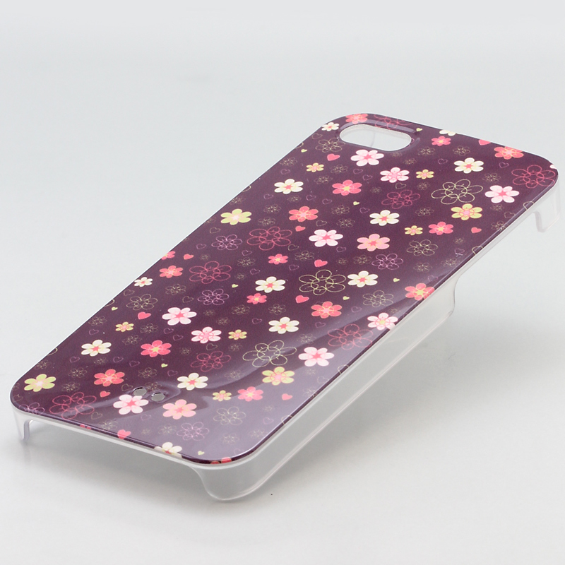 iPhone 5 TreeBeans iPhone5 ケース アイフォン5専用ハードケースカバー  カラフルフラワー