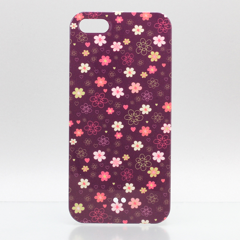 iPhone 5 TreeBeans iPhone5 ケース アイフォン5専用ハードケースカバー  カラフルフラワー