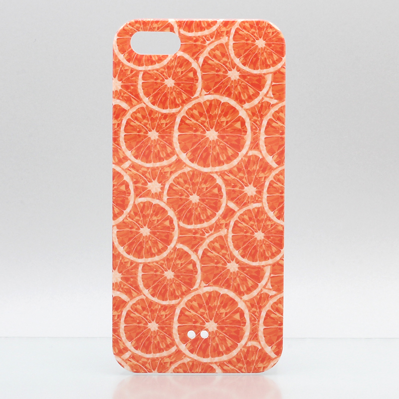 iPhone 5 TreeBeans iPhone5 ケース アイフォン5専用ハードケースカバー フルーツオレンジ