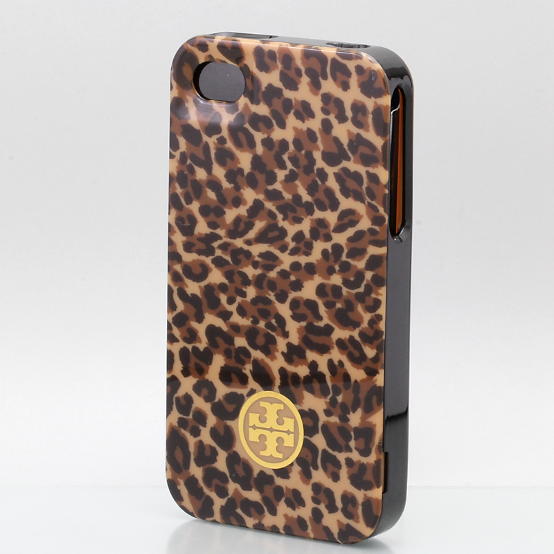 iPhone 4/4S TORY BURCH トリバーチ iPhone ケース /レパード ブラウン	