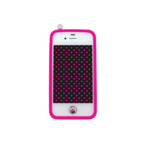 iPhone 4/4S iDress™ シリコンカバー iPhone4S/4対応 ピンク