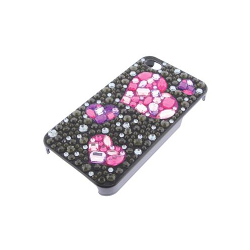 iPhone 4/4S iDress™  ジュエリーケース iPhone4S/4対応 ブラックハート