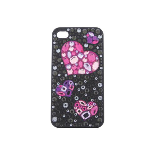 iPhone 4/4S iDress™  ジュエリーケース iPhone4S/4対応 ブラックハート