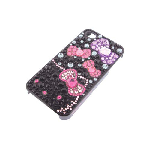 iPhone 4/4S iDress™ ハローキティ ジュエリーカバー iPhone4S/4対応 ブラック