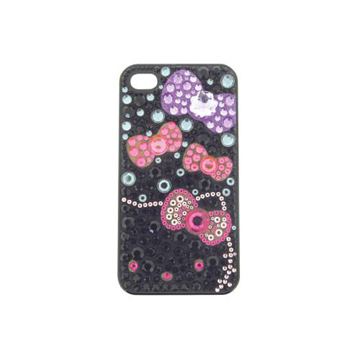 iPhone 4/4S iDress™ ハローキティ ジュエリーカバー iPhone4S/4対応 ブラック