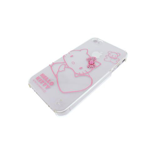 iPhone 4/4S iDress™ ハローキティ メタリックジュエリーカバー iPhone4S/4対応 ピンク