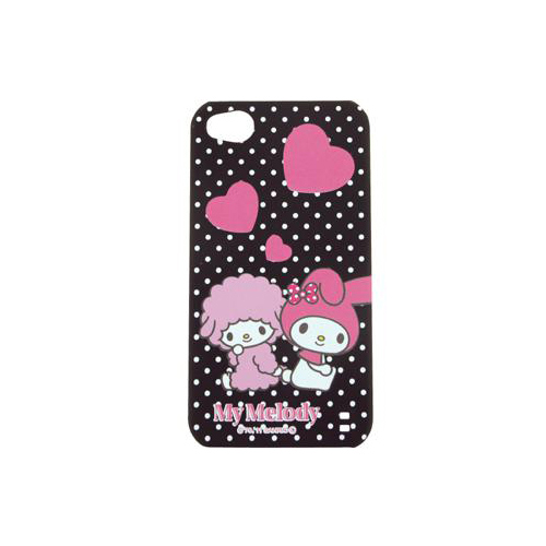 iPhone 4/4S iDress™ マイメロディ バックカバー iPhone4S/4対応 ブラックハート