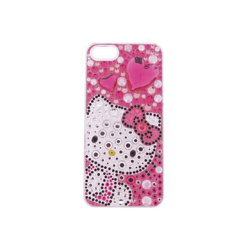 iPhone 5 iDress™ iPhone5対応 キティジュエリーカバー ピンク